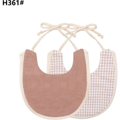 1Pc Baby Bibs Cotton Saliva Towel Feeding Eating Burp Cloths Bandana Scarf for Baby Girls Boys Baby Stuff Accessories