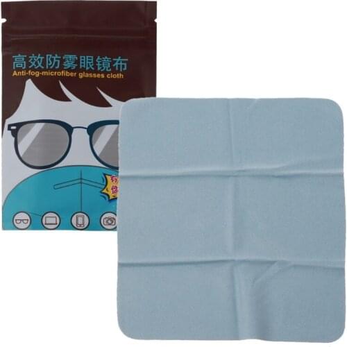 1pc Anti-Fog Wipes for Glasses Pre-moistened Antifog Lens Wipe Individually Wrapped Disposable Defogger Eyeglass Wipes Blue