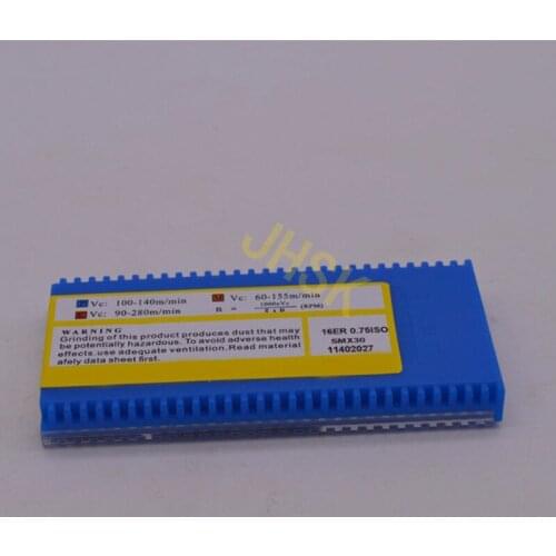 10pcs 16ER 0.75ISO SMX30 Carbide Insert For Threading Turning Tool Boring BAR