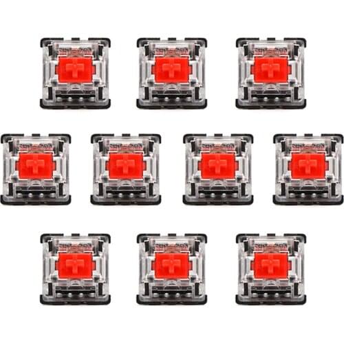10Pcs 3 Pin Mechanical Keyboard Switch RED for Cherry MX Keyboard Tester Kit