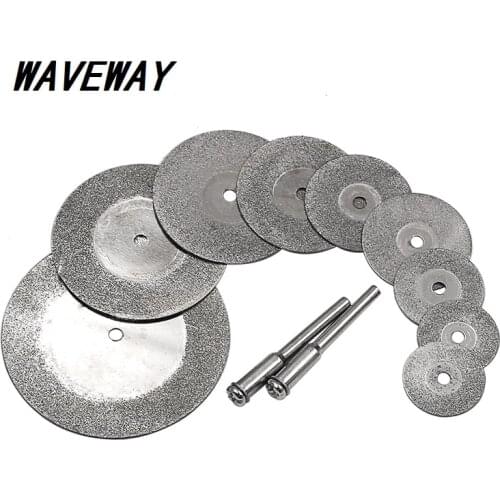 Diamond Cutting Discs & Drill Bit Mini Circular Saw 16-50mm For Rotary Tool Dremel Stone Blade Link Rod