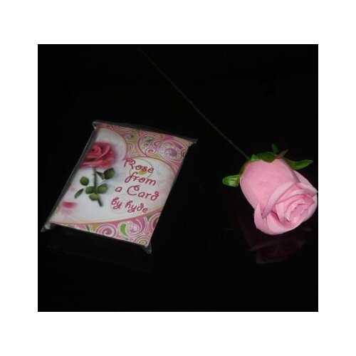 Free shipping! Rose From A Card - Magic Tricks,Stage,Close up,Romantic Magic,Accessories,Mentalism,Comedy,Party Magic
