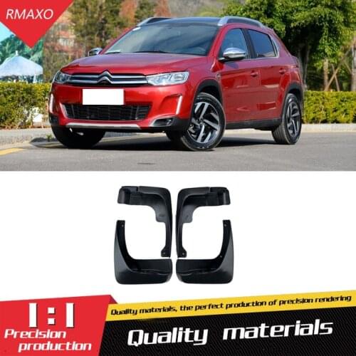 For Citroen C3-XR 2015-2017 Mudflaps Splash Guards Front With the color and rear Mud Flap Mudguards Fender Modified special