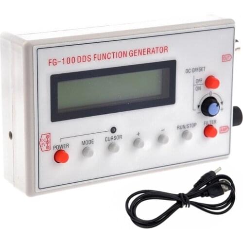 DDS Function Signal Generator Sine+Triangle+Square Wave Frequency 1Hz-500KHz