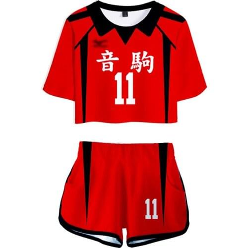Haikyuu Kozume Kenma Shirt Shorts Cosplay Costumes Yaku Morisuke Shirt Uniform Sports Role Play High School Volleyball Club