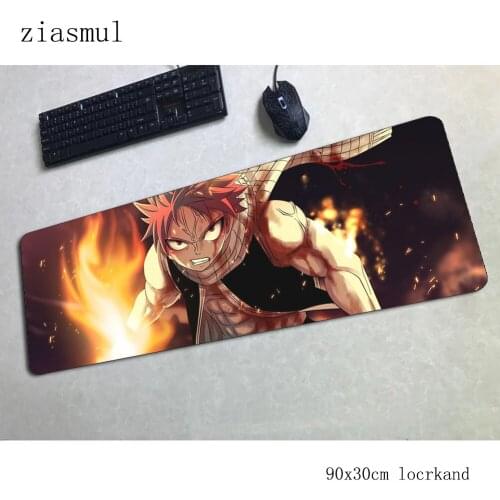 Fairy tail mouse pad gamer thick 90x30cm notbook mouse mat gaming mousepad large anime pad mouse PC desk padmouse mats