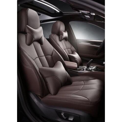 Custom car Seat Covers leather for Land Rover Discovery 3 4 5 Sports Evoque FreeLander 2 Range Rover Sport velar car accessories