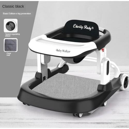 Baby Walker Anti-O-Leg Multi-Function Anti-Fall Anti-Rollover Girl Boy Baby Walking Aid Trolley U-Shaped