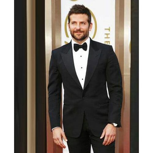 Latest Coat Pants Design Black Mens Classic Suits for Wedding Formal Ceremony Stage Man Blazers Groom Tuxedos 2 Pieces Ternos