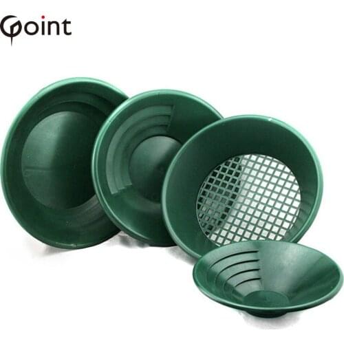 New Plastic Gold Pan Basin Nugget Mining Pan Gravity Trap Prospecting River Tool Wash Gold Panning Equipment Metal Detector Kit