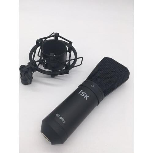 New ISK BM-800S BM800S condenser recording microphone professional computer recording studio microphone music broadcast