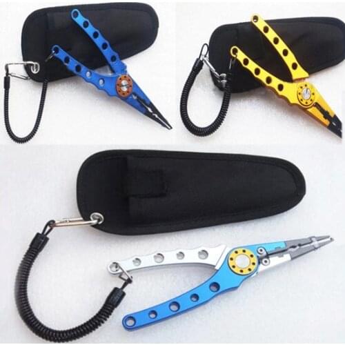 Split Fishing New Tackle Cutters Pliers 1PC Holder Fashion Fishing Tackle Tool Cutting Fish Use Tongs Multifunction Scissors