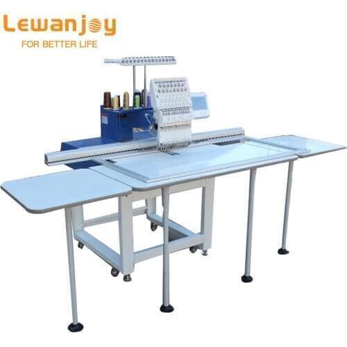 LEWANJOY Big Embroidery Area 500*1200mm Sheet Single Head Computer Embroidery Machine