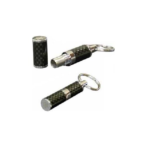 Top Grade CARBON FIBER Pro cigar drill Mini Sharp Small Cigar Punch Pocket Gadgets Draw Hole Hole Puncher Cutter with Key Ring