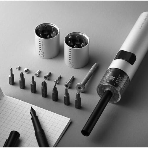 Youpin WOWSTICK SD 36 Bits 3LED Exquisite Lithium Battery Home Screwdriver Magnetic Suction One Button Design More Torque