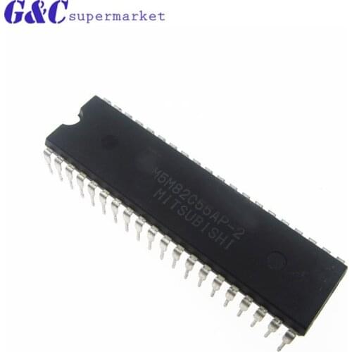 1PCS/5PCS M5M82C55AP-2 82C55AP M5M82C55AP DIP-40 IC Encapsulation NEW diy electronics