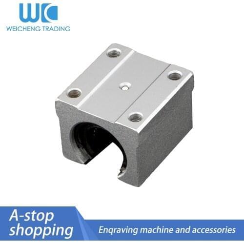 100pcs SBR16UU aluminum block 16mm Linear motion ball bearing slide block match use SBR16 16mm linear guide rail