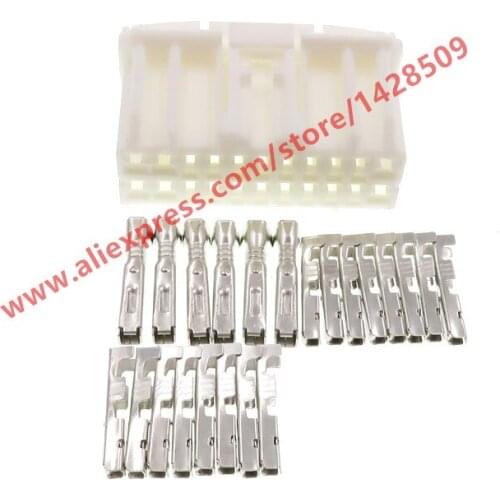 20 Sets 22 Pin Female Auto Electrical Wiring Connector Car Cable Plug With Terminals 917989-1