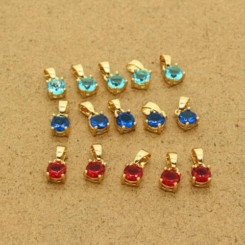 5pcs 12x5mm Mini Square Crystal Necklace Charms Exquisite Wedding Necklace Bracelet Crystal Pendants DIY Jewelry Accessory