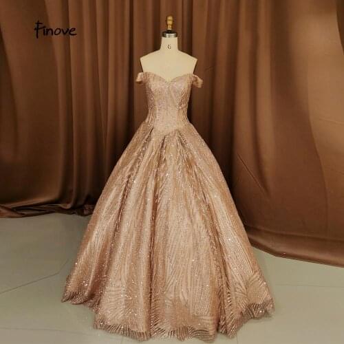 Quinceanera off the shoulder Ball Gown by Finove