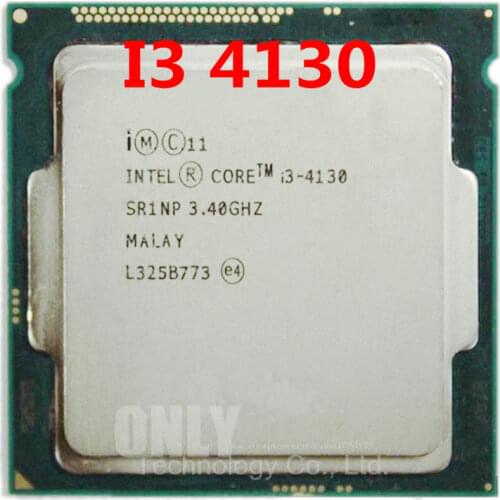 Free shipping original I3-4130 CPU SR1NP 3.40GHz qual-core 3MB Cache LGA1150 I3 4130 Processor scrattered pieces