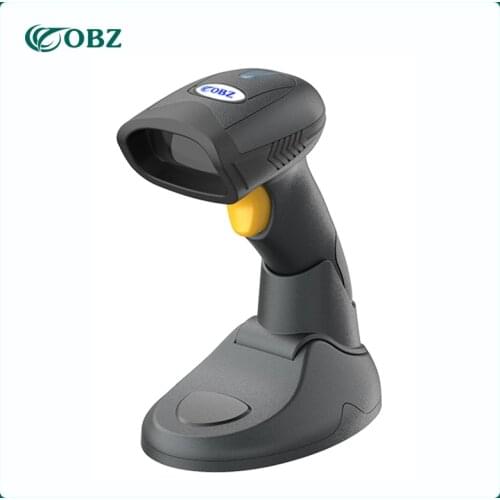 Syble 2D Bluetooth Barcode Scanner with Base, XB-6221BT