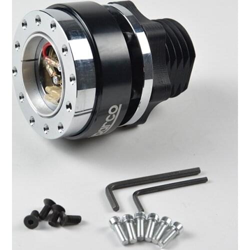 Quick Release Steering Wheel Adapter For Thrustmaster T500/T300/TS-PC/TX Black 70mm 74mm