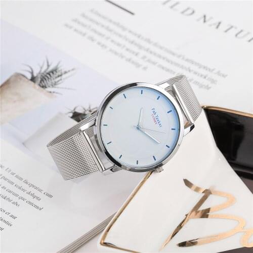 Unisex Quartz Watch Casual Wear Stainless Steel Mesh Belt Analog women’s Quartz Watch Business Simple Wrist Watch new