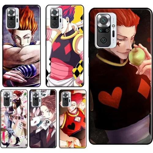 Anime Hunter X Hunter Hisoka Case For Xiaomi Redmi Note 10 Pro 7 8 9 Pro Note 9S 8T Cover For Redmi 9 9A 9C 9T 7A 8A
