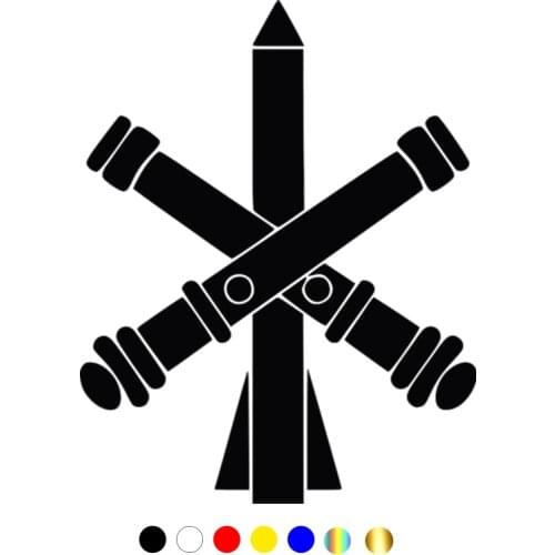 CS-149#15*19cm Missile forces and artillery funny car sticker and decal silver/black vinyl auto car stickers