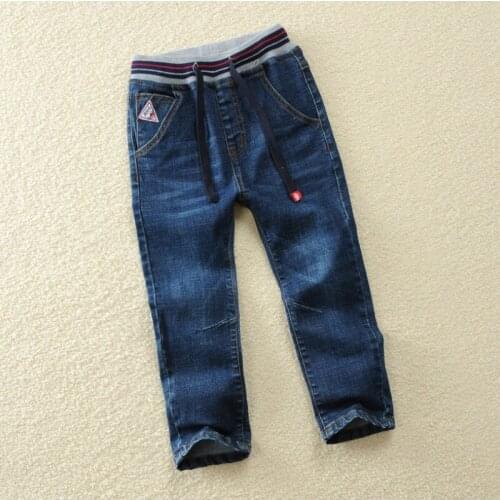 Childrens trousers in the childrens big boy spring and autumn 2019 new boys jeans trousers stretch childrens clothing childre