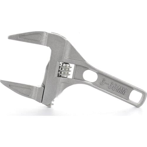 Short Shank Large Opening Wrench set tool Open End Wrench Adjustable Universal Snap Grip Wrench Spanner Bathroom Repair Tools