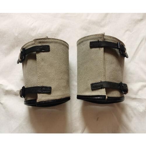 WWII GERMAN ARMY MILITARIA CANVAS LEGGINGS PUTTEE High Quality