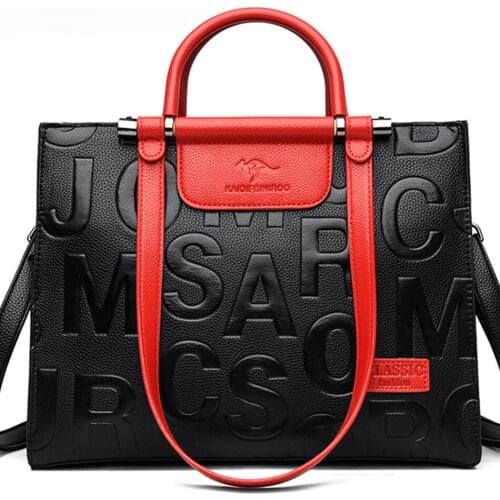 2021 new womens letter bag is simple, elegant, fashionable and elegant, One Shoulder Messenger womens handbag