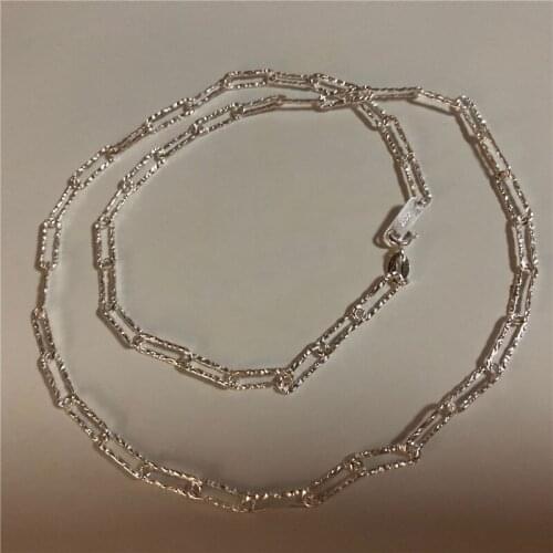 Miuoxion Wholesale Retro Shiny Chain Necklace Simple Personality Jewelry Fashion For Women Feature Nmour Charm Gift