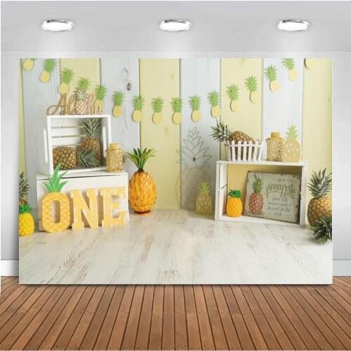 Smash Cake Birthday Party Banner Photography Backdrop Balloons Light Baby One Year Old Background Photo Studio