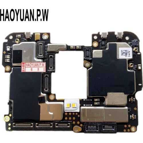 Tested Full Work Original Unlock Motherboard Mainboard Circuit Logic Flex Cable Electronic Panel For OnePlus 6 OnePlus6 A6000
