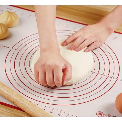 Silicone Baking Mats Sheet Pizza Dough Non-Stick Maker Holder Pastry Kitchen Gadgets Cooking Tools Utensils Bakeware Accessories
