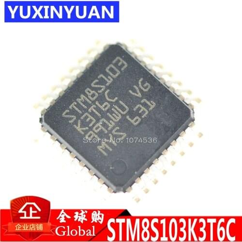 STM8S103K3T6C STM8S103 8-bit microcontroller chip microcontroller 16 MHZ LQFP-32 10PCS/LOT