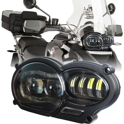 Motorcycle LED Headlight For BMW-Motor bike R1200GS R 1200 GS ADV R1200GS LC 2004-2012 ( fit Oil Cooler)