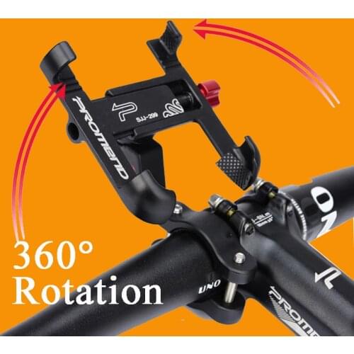 Promend Bicycle Mobile Phone Holder Adjustable Bike Phone Stand MTB Road Bike Cell Phone Handlebar Mount Cycling Phone Support
