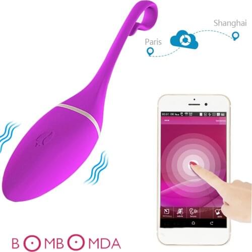 Vagina Eggs Vibrator APP Bluetooth Wireless Remote Control USB Rechargeable Vibrator Multispeed Sex toys for women Adult Product