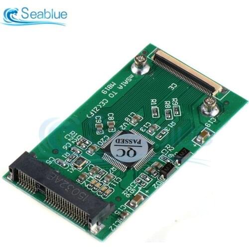 1.8 Inch Mini SATA PCI-E mSATA SSD to 40Pin ZIF CE Cable Adapter Card For IPOD IPAD For Toshiba For Hitachi ZIF CE HDD Hard Disk