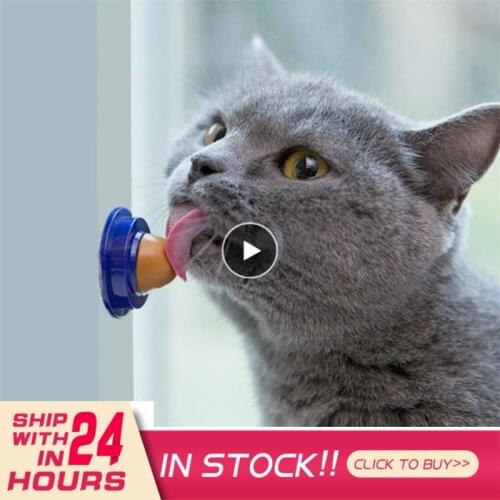 1pcs Catnip Ball Set Cat Treat Toys Snack Self-Adhesive Rotated Catnip Ball Cats Wall Mount Molar Teething Toy For Cats Ball Toy