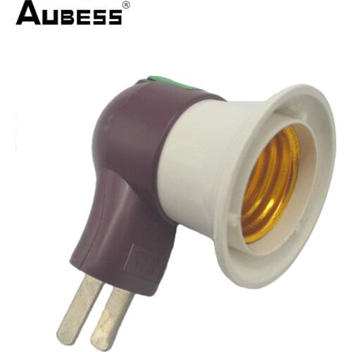 1PC Practical E27 LED Light Socket To EU Plug Holder Adapter Converter ON/OFF For LED Bulb Lamp Holder Converter Lighting Parts