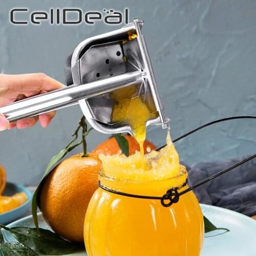 1PCS Handheld Fruit Juicer Lemon Clip Durable Portable Machine Squeezes Kitchen Household Metal Hand Mini Durable Citrus Juicer