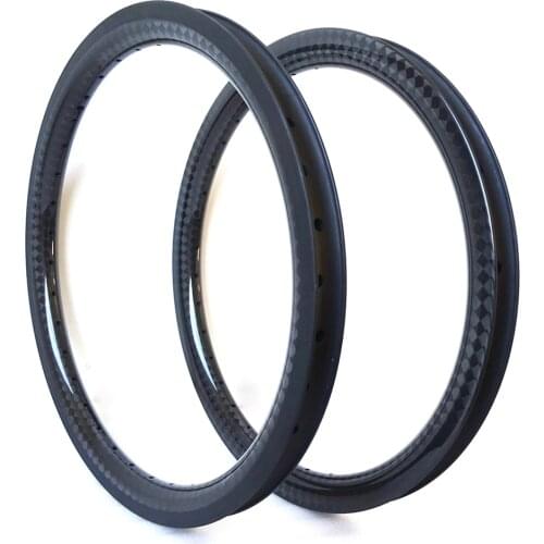 30 x 30mm 20 inch carbon bmx cycle rims 451 racing mini road bike wheels