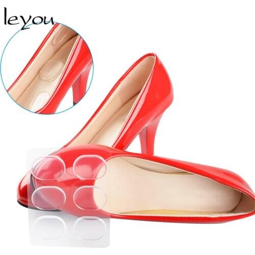 6 to 30PCS Silicone Gel Heels Pads Foot Protector For Heels Rubbing Shoe Insole Inserts Pad Cushion New