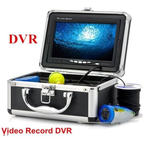 7" Digital Color TFT Monitor 12 LED 1000TVL HD Underwater Fishing Camera 15M Cable with DVR