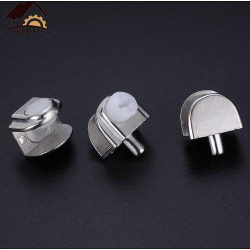 Myhomera 8PCS Glass Clamps Adjustable Shelves Holder Corner Bracket Clamp for 3mm 5mm 9mm Glass Clips Half Round Wholesale Lot